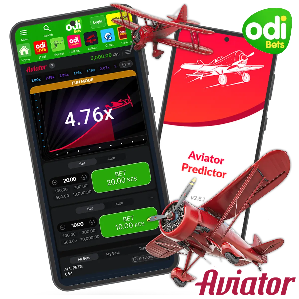 Odibet aviator predictor apk