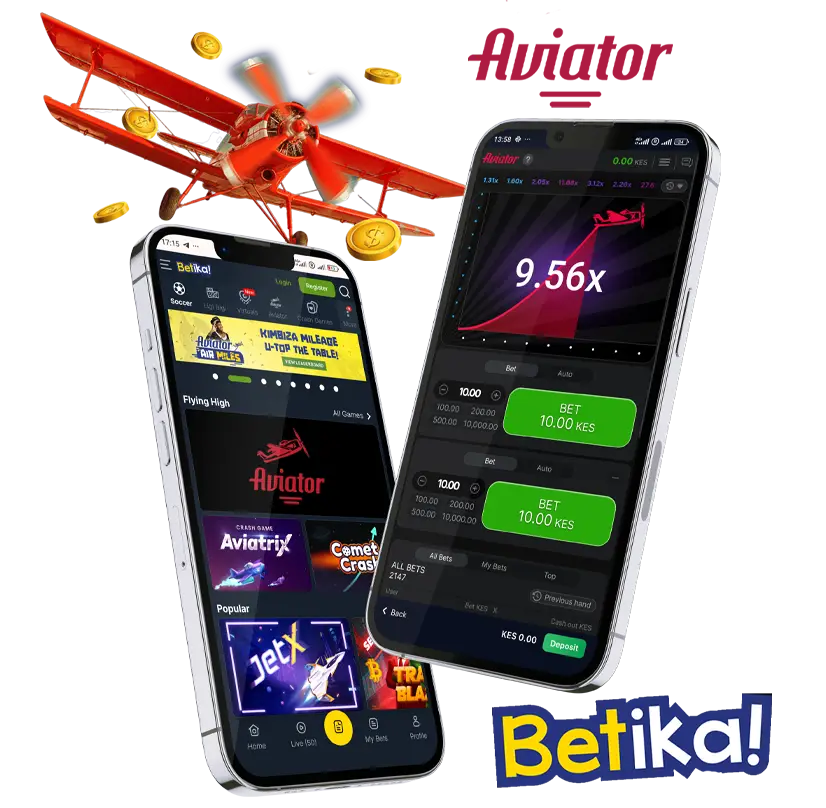 Betika is one of the best Casino websites for betting on Aviator