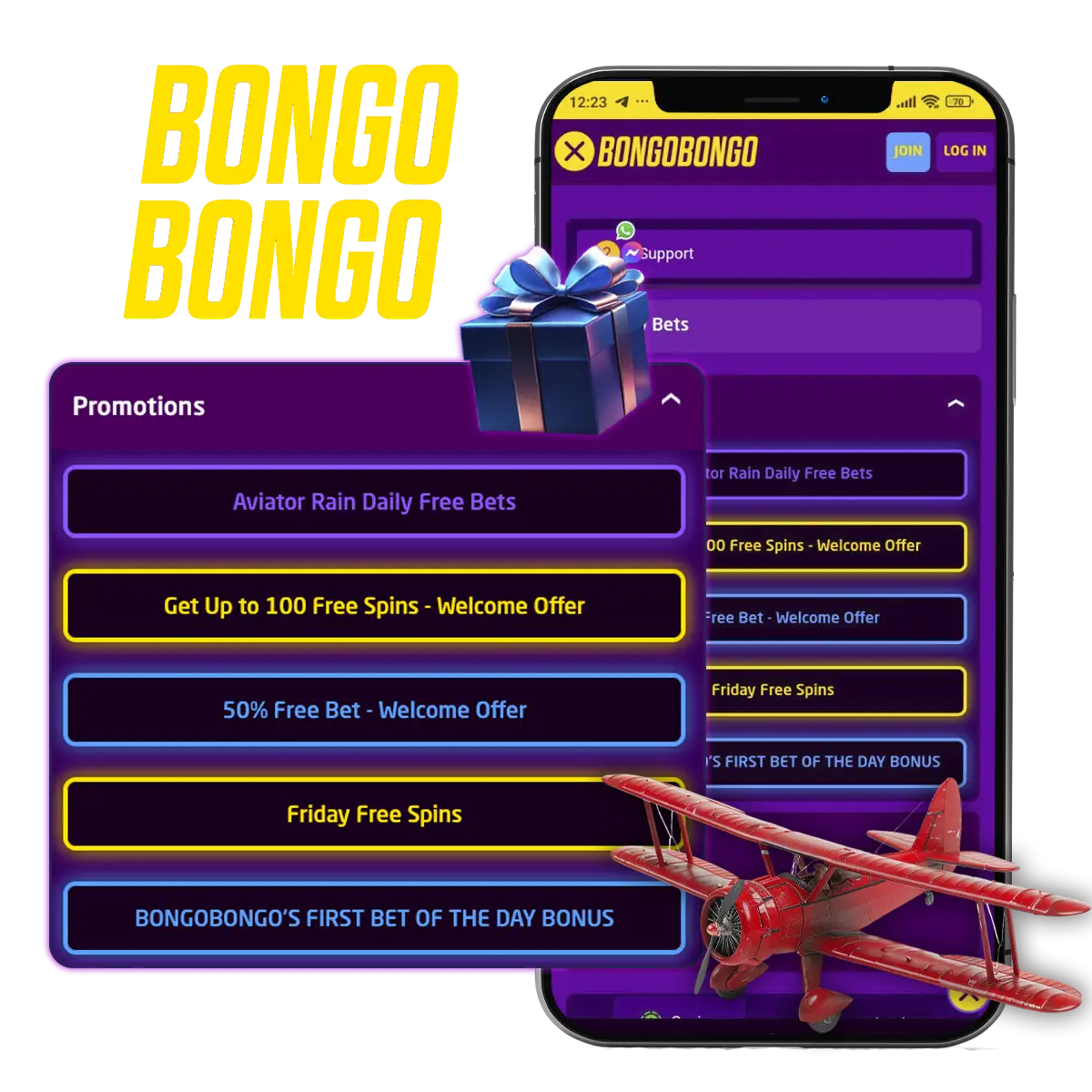 Promotions and bonuses BongoBongo