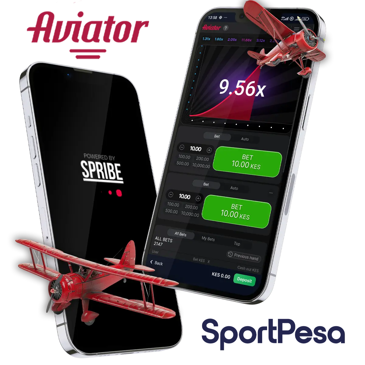 Start playing Aviator on Sportpesa